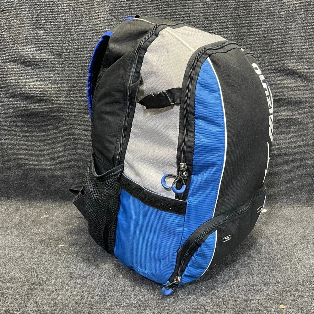 Mizuno MVP Elite Large Black‎ Blue Baseball Softball BatPack Equipment Backpack